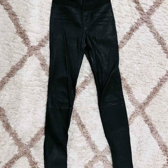 Helmut Lang leather leggings- Sz. 0